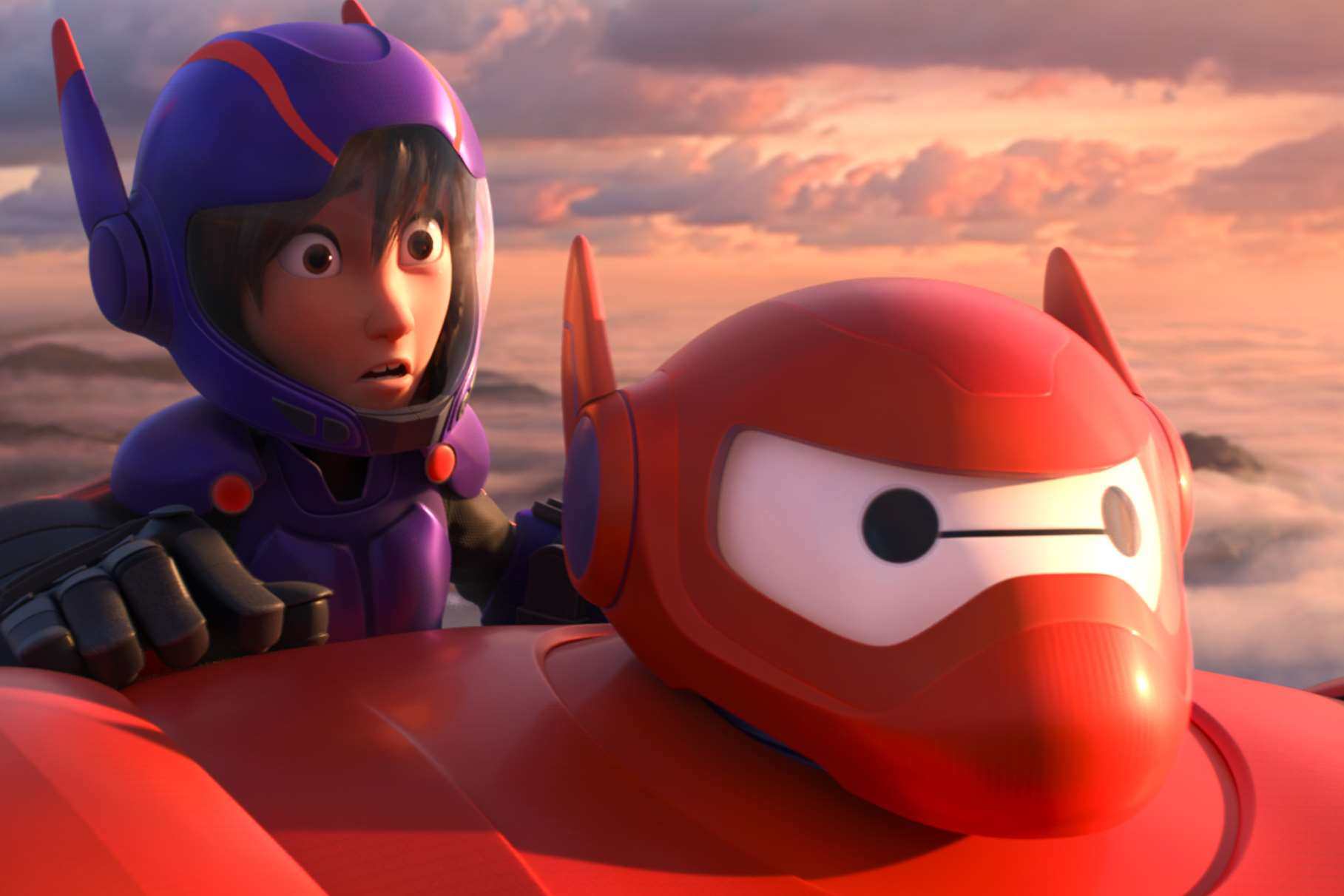 Big Hero 6, with Hiro and Baymax. Picture: PA Photo/Disney