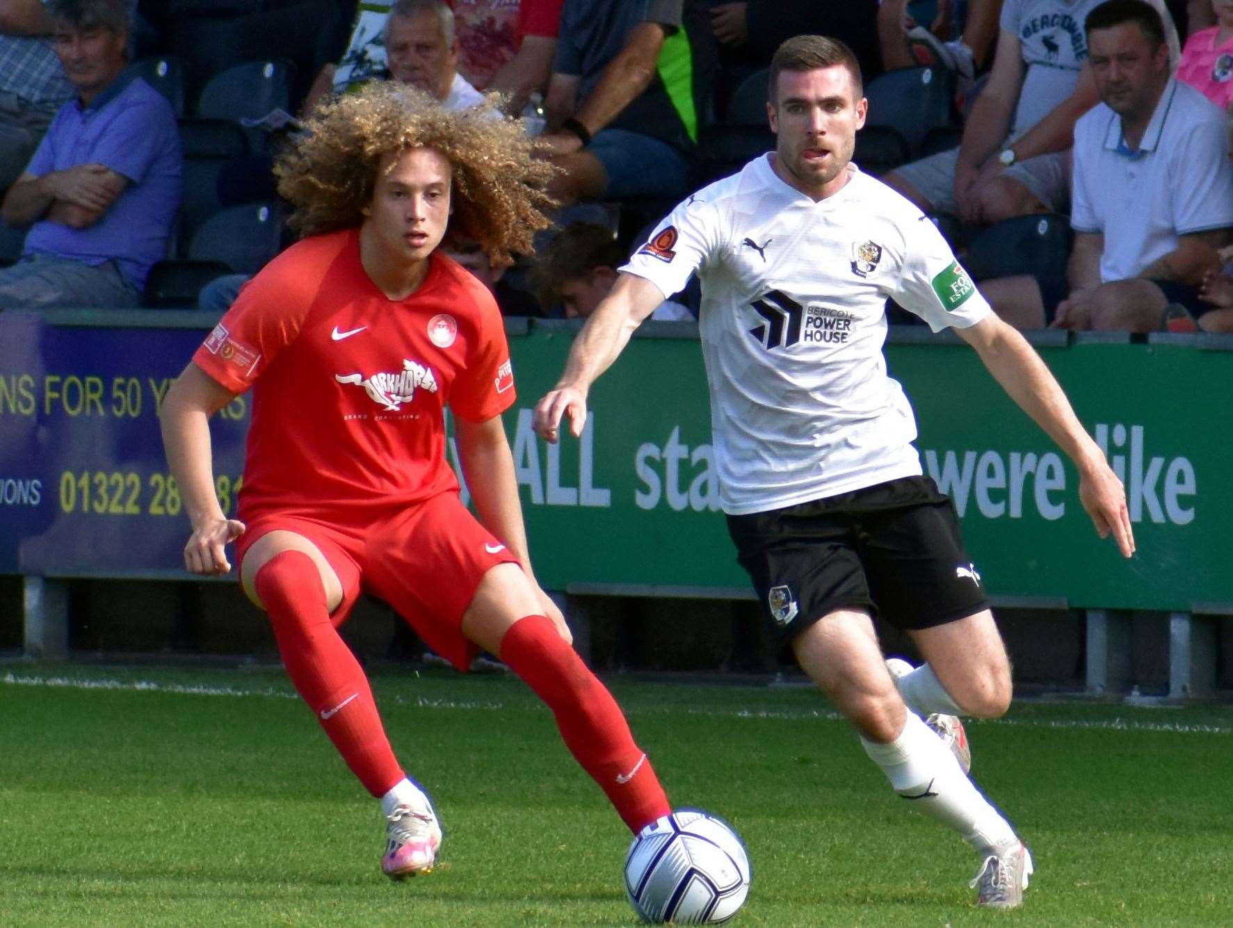 Danny Leonard in action for former club Dartford Picture: Randolph File