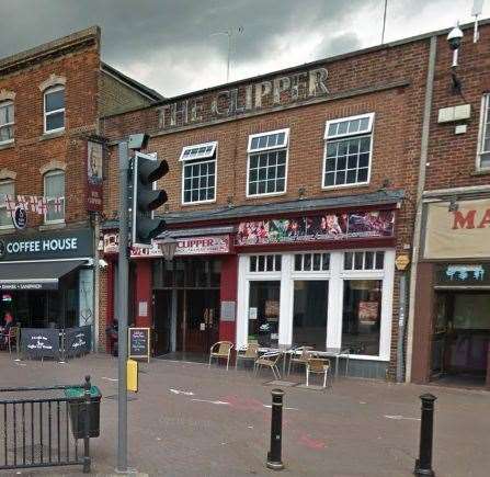 Kyle Newman attacked his former partner at The Clipper in Dartford. Picture: Google Maps