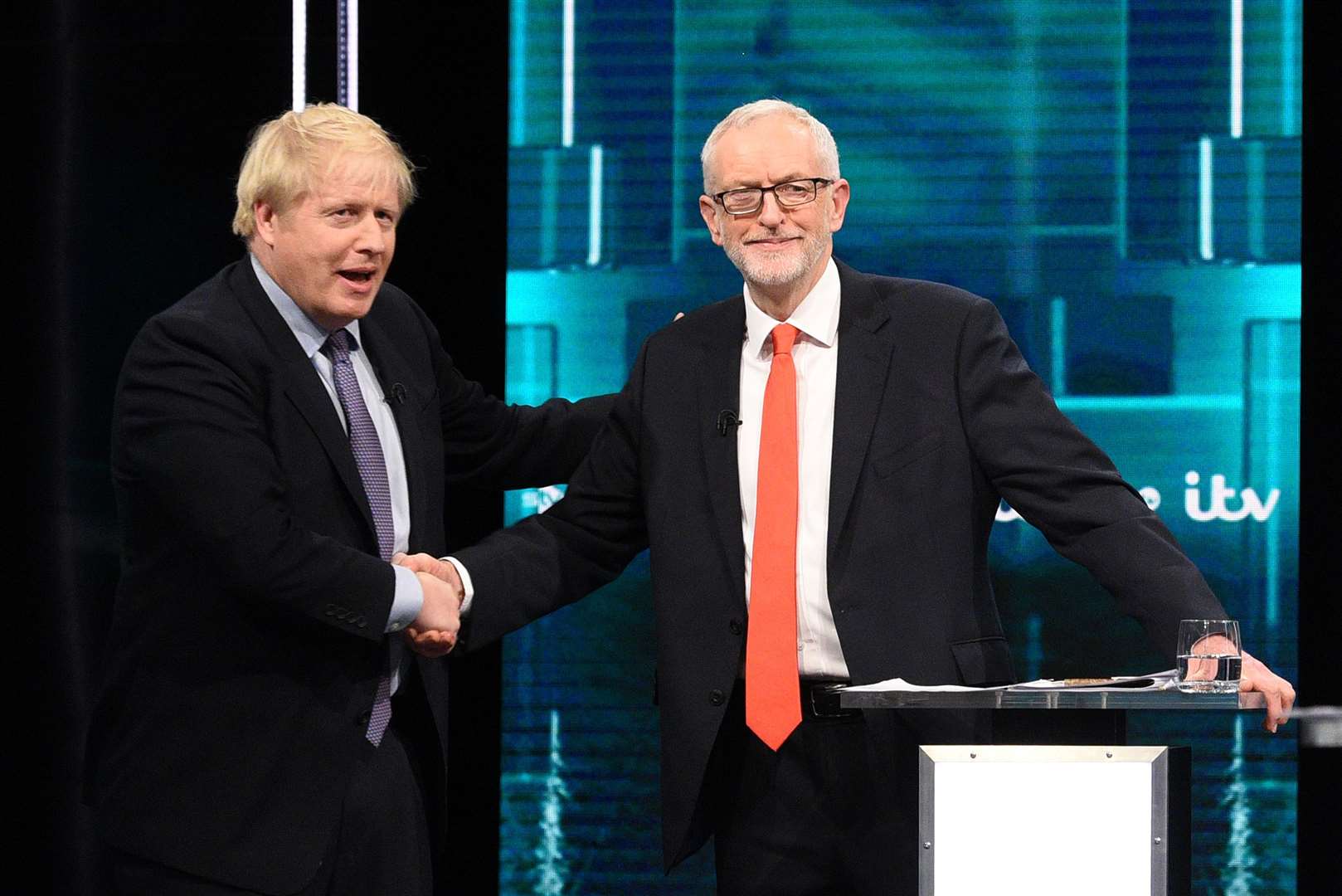 Boris Johnson (left) claimed victory and formed a government after the 2019 general election (ITV/PA)