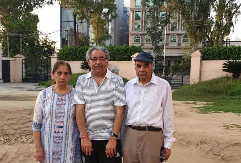 Cllr Brian Sangha, with wife Charnjit Sangha and fellow visitor Mr Jit Singh Dhillon, before the lockdown in India.