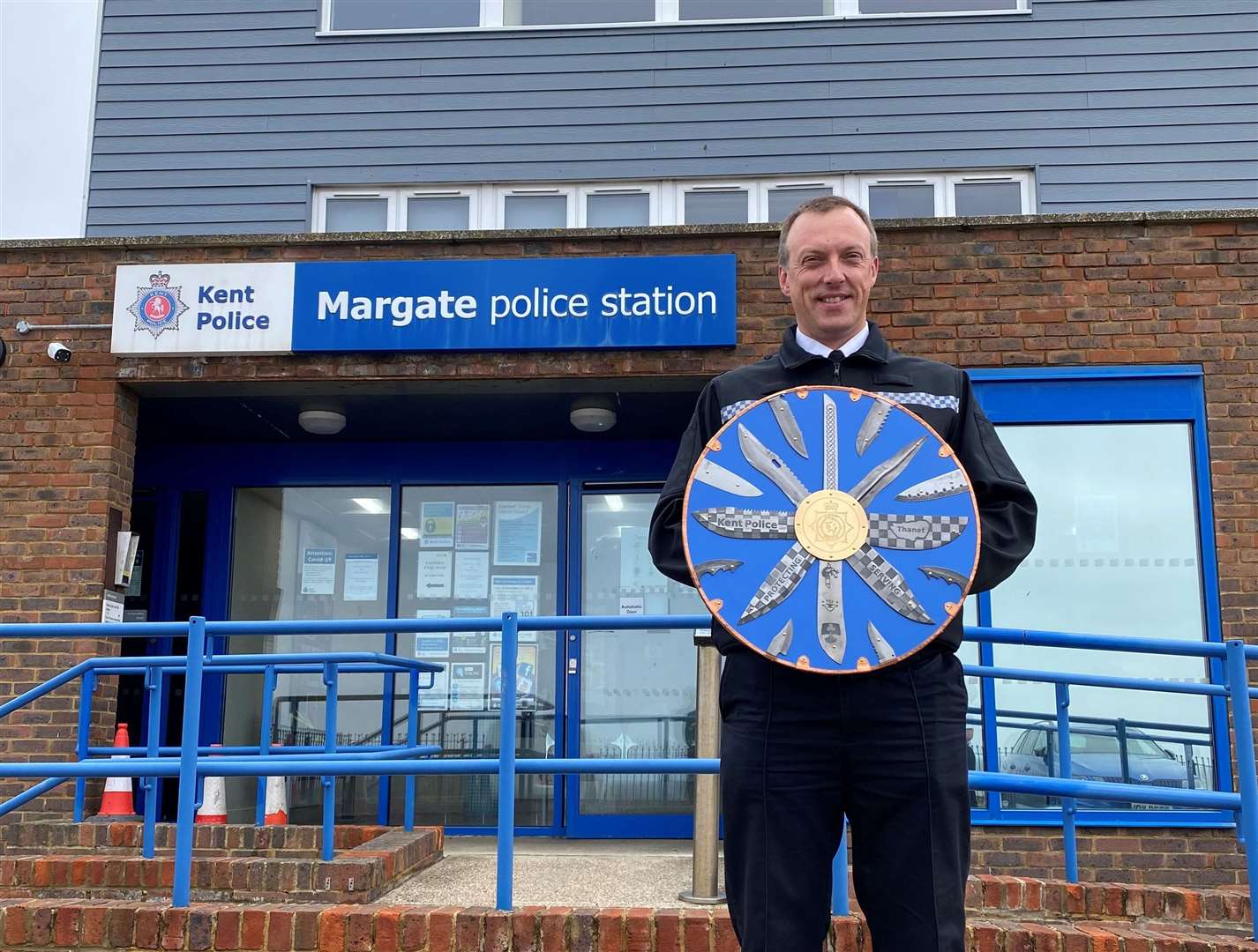 PC Lee Godden who has been awarded the Jon Odell Shield. Picture: Kent Police