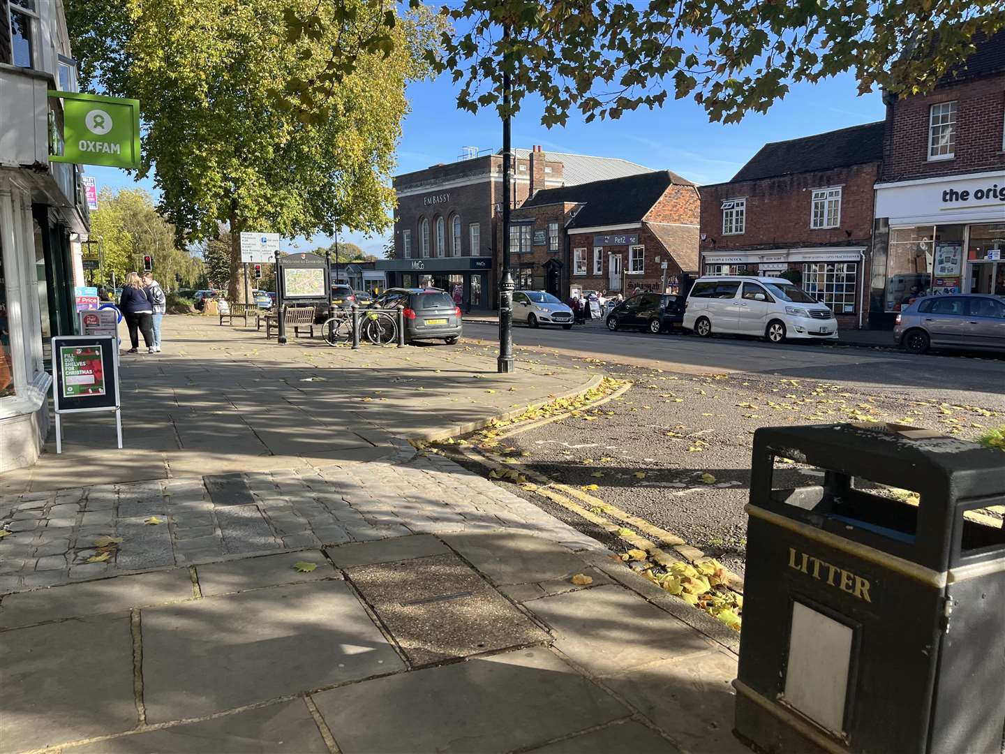 Mr Lake says Tenterden high street has a lack of dropped kerbs