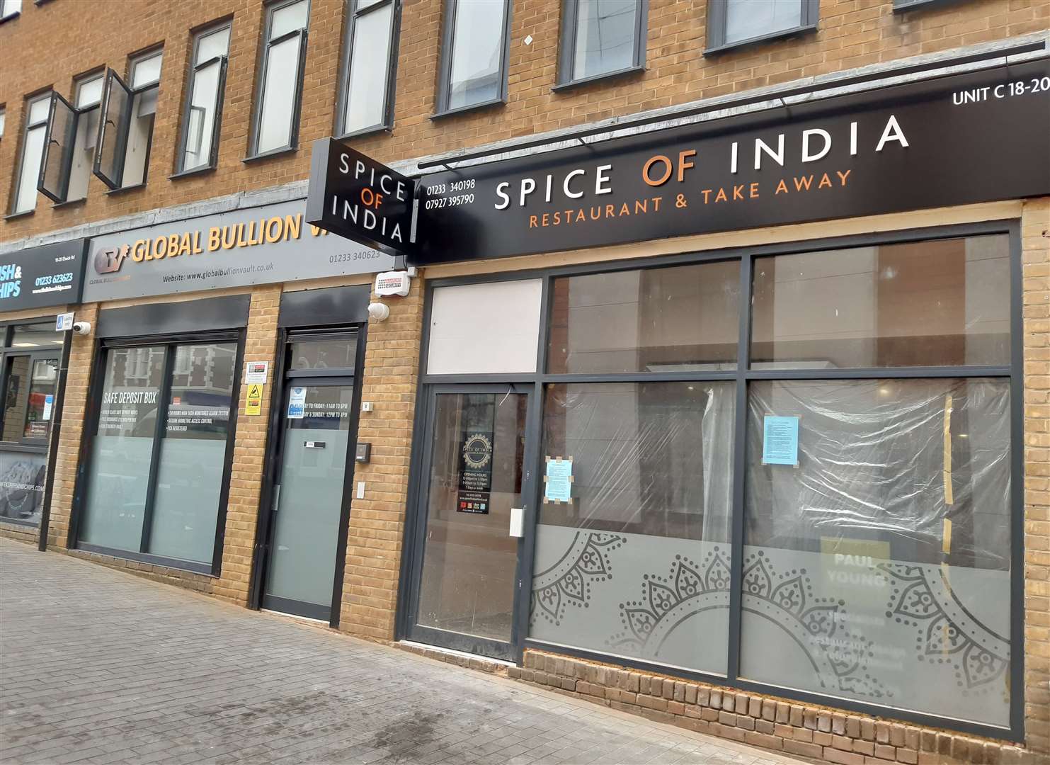 Spice of India is set to open at the bottom of Bank Street