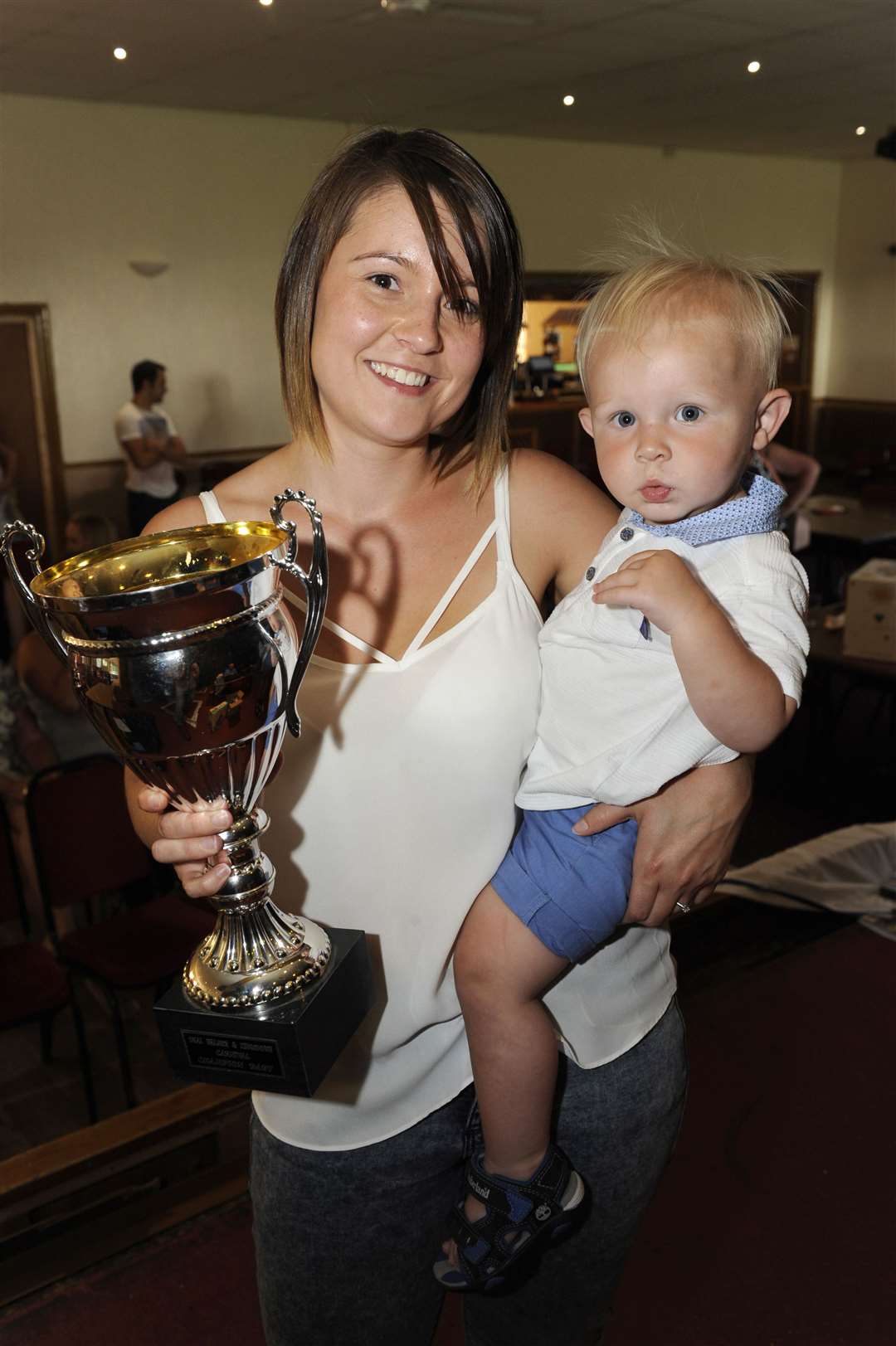 A past winner of Deal baby show was Tommy Steel, pictured aged 13 months with mum Charlie Jackson