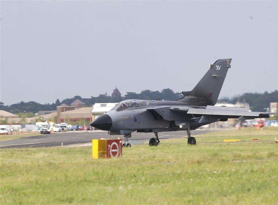 Tornado Jet Made Emergency Landing At Manston Airport