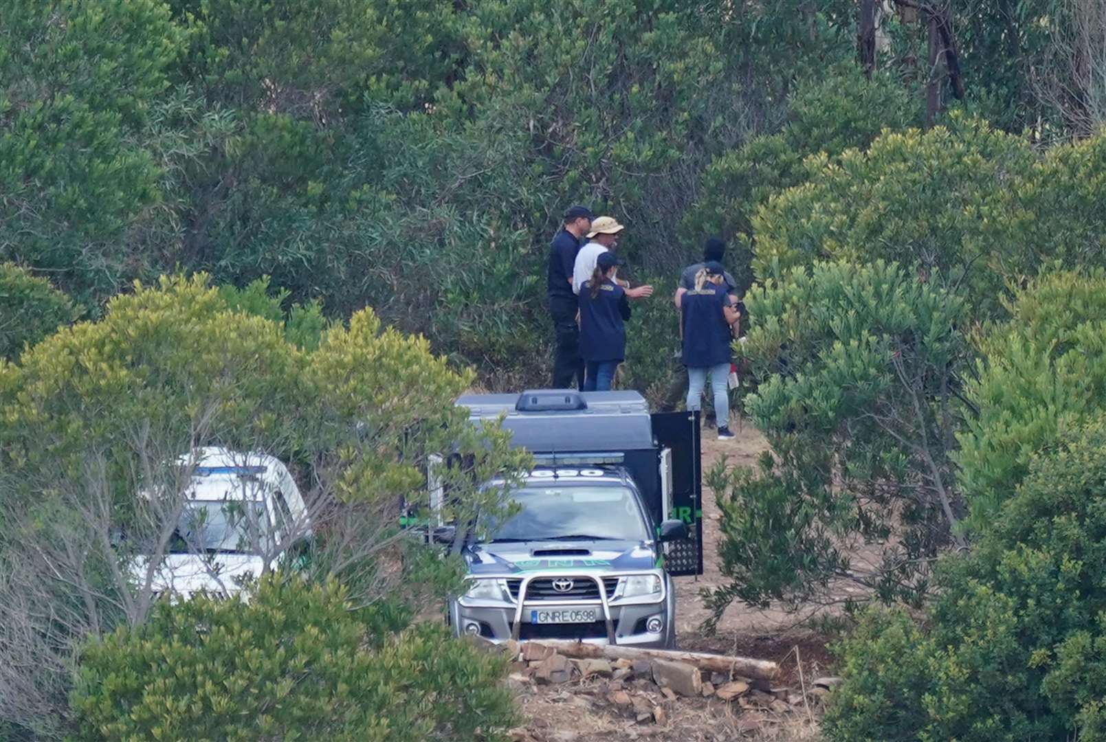 Searches at the site, around 30 miles from where Madeleine vanished in 2007, continued on Wednesday (Yui Mok/PA)