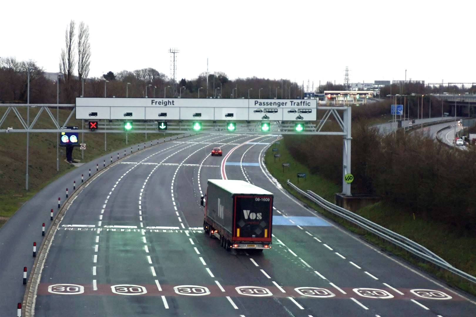 Eurotunnel traffic has been hit hard by the pandemic and the numerous traffic restrictions, Picture: Barry Goodwin