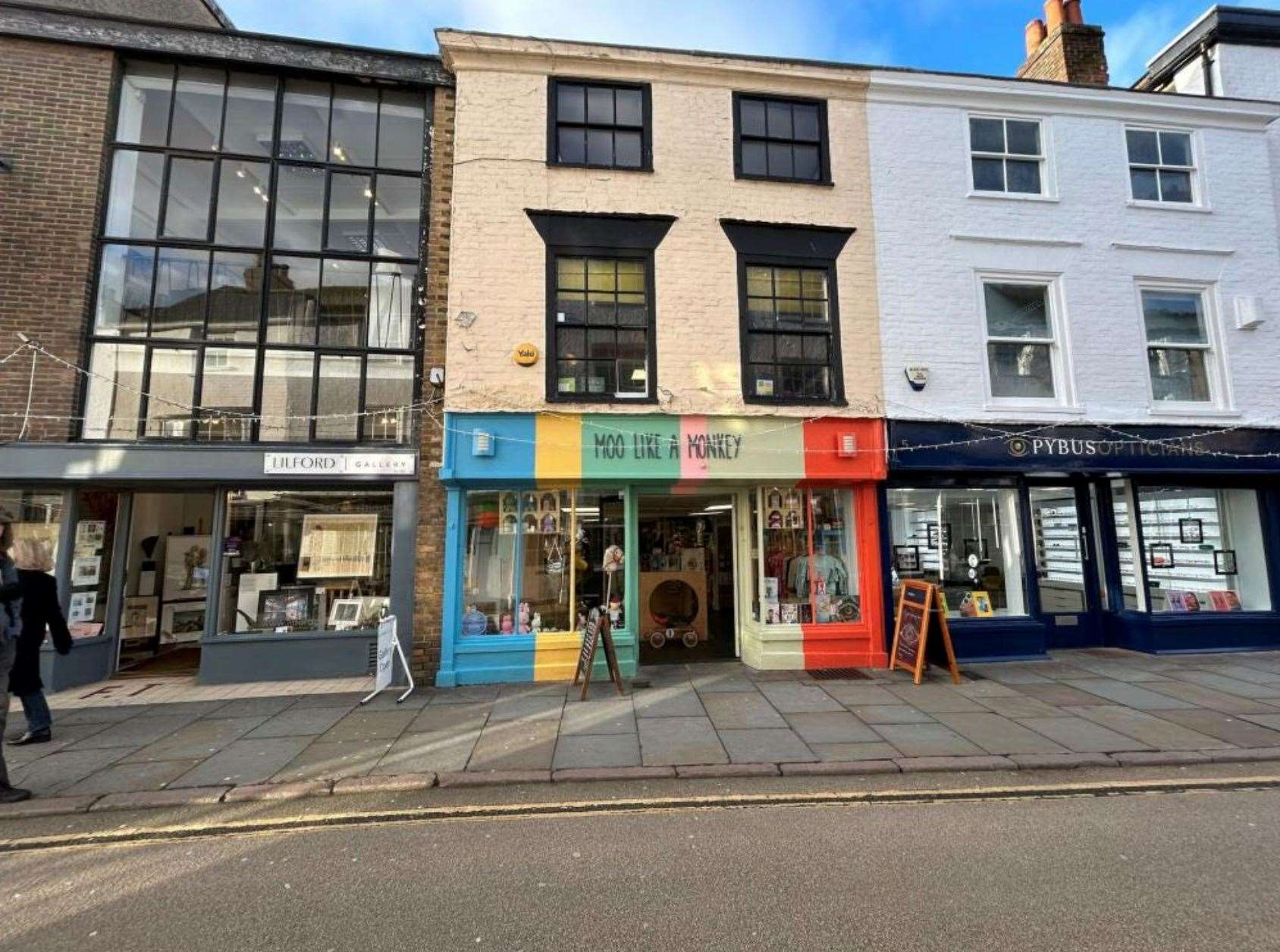 Moo Like A Monkey will leave Canterbury in order to focus on its Folkestone and online store. Picture: Miles and Barr/Rightmove