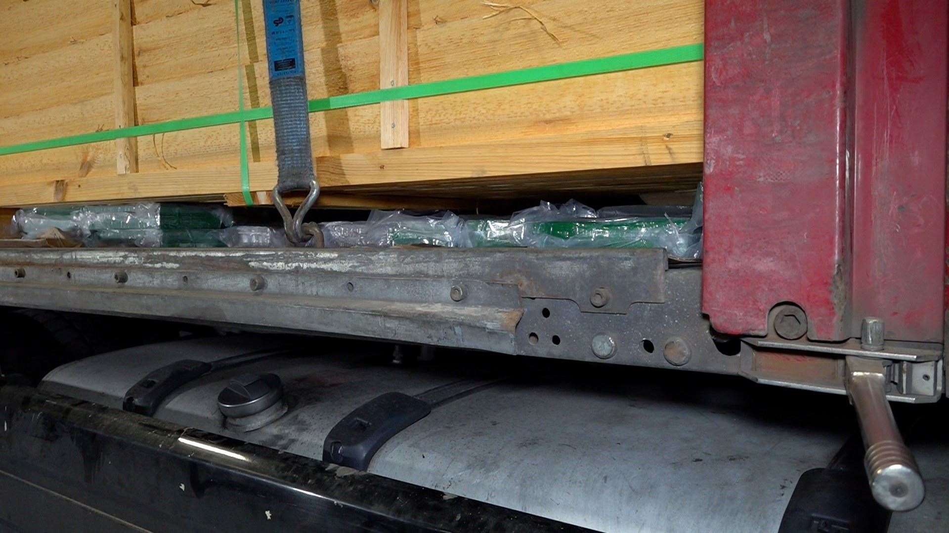 The cocaine was found in the lorry at Dover. Picture: Border Force