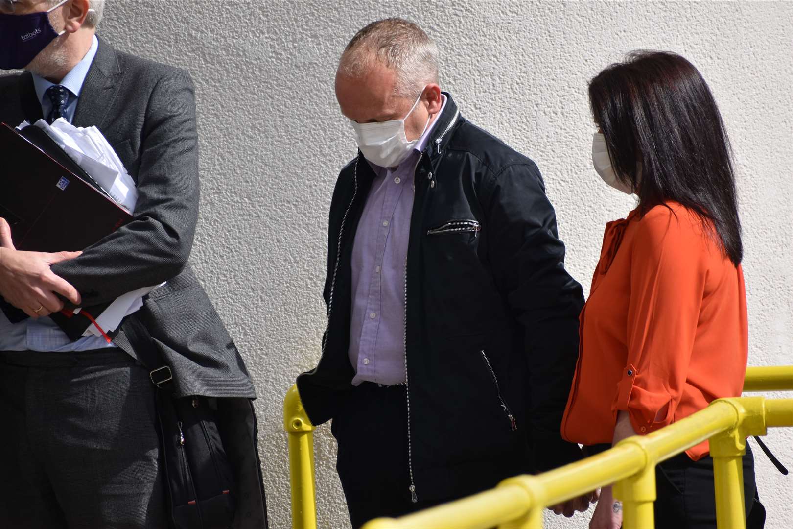 Simon Silwood entering Dudley Magistrates’ Court on Thursday (Matthew Cooper/PA)