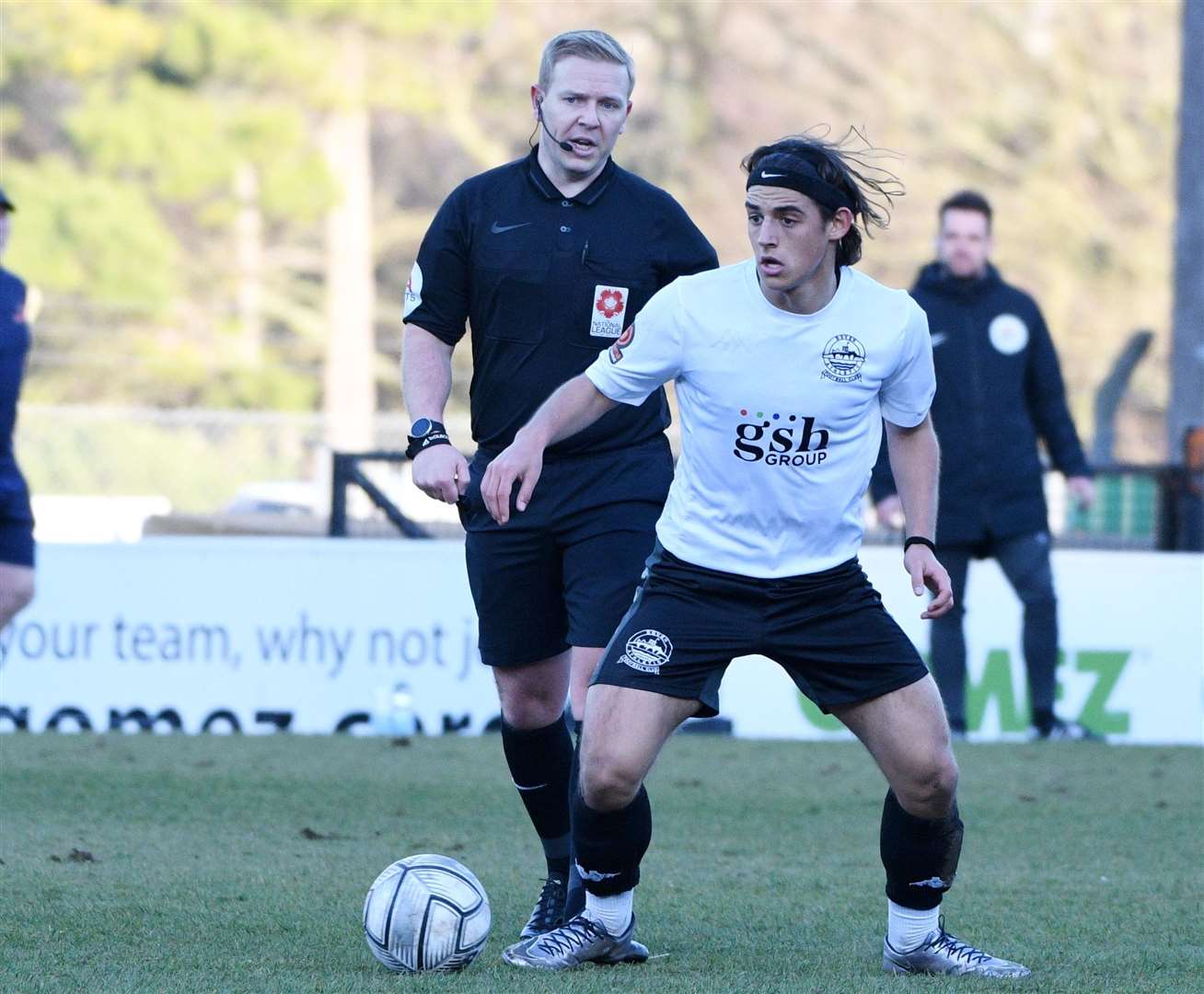 Dover midfielder George Wilkinson scored a stunning goal at Wrexham to spark his side's comeback. Picture: Barry Goodwin