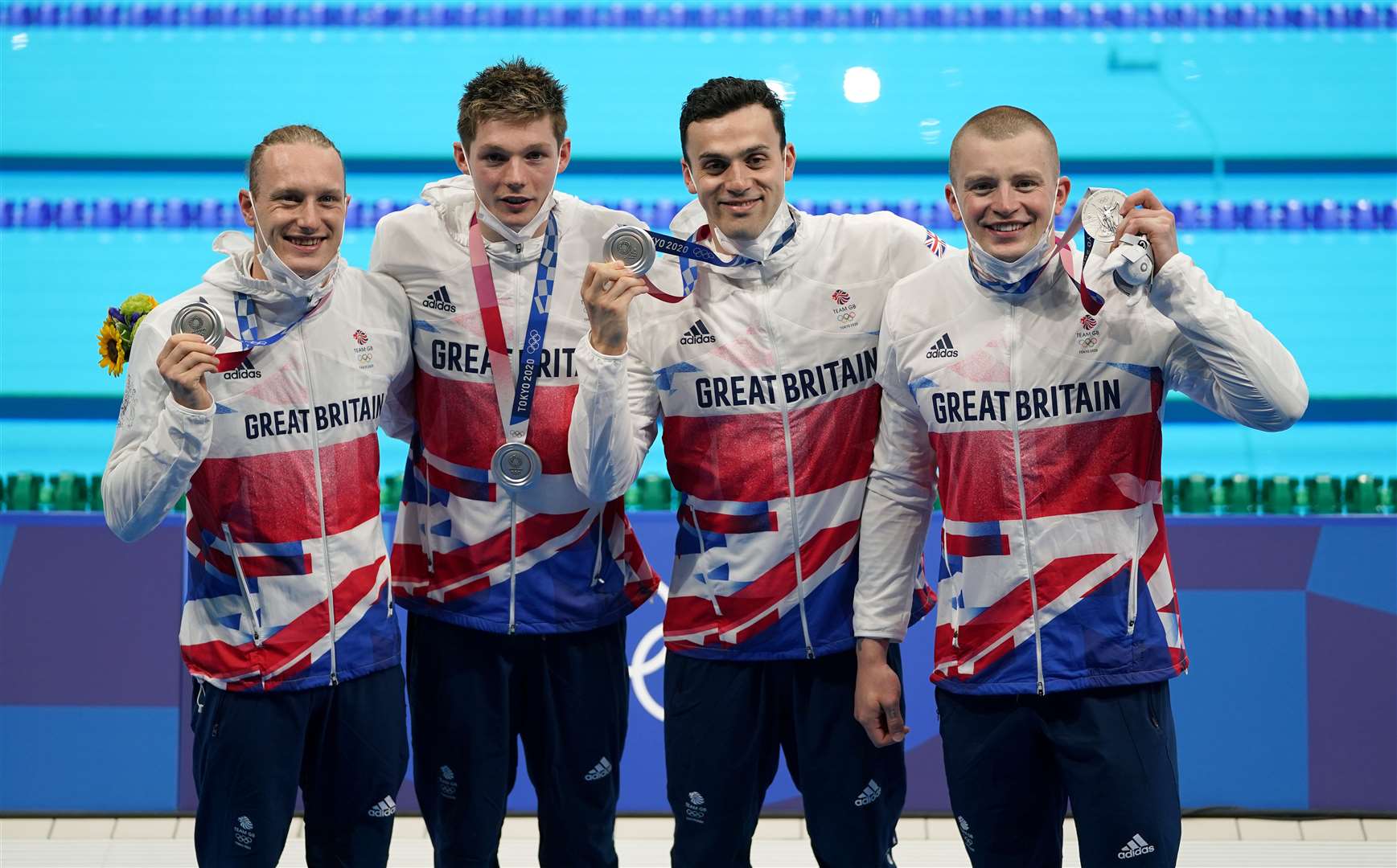 Duncan Scott was part of the team which won the 4×100 metres medley relay on Sunday (Joe Giddens/PA)