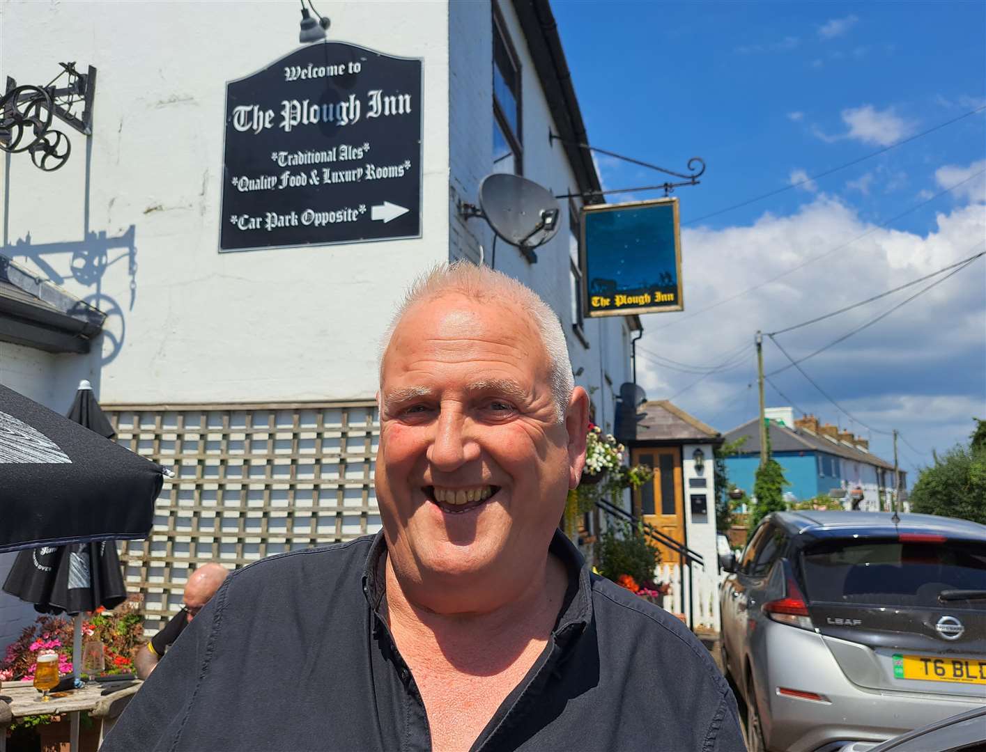 Brian Davies, landlord of the Plough Inn at Ripple