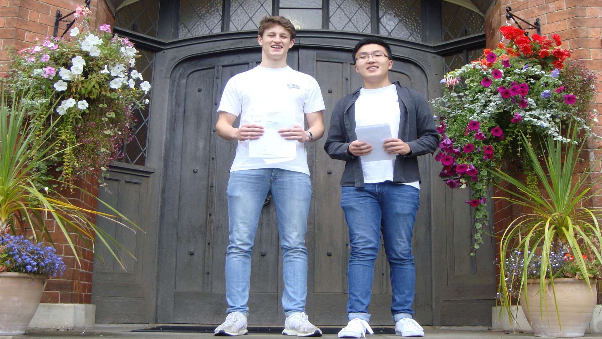 Stephen Dolan (4 A*s) and Hajin Dho (A*A*A)