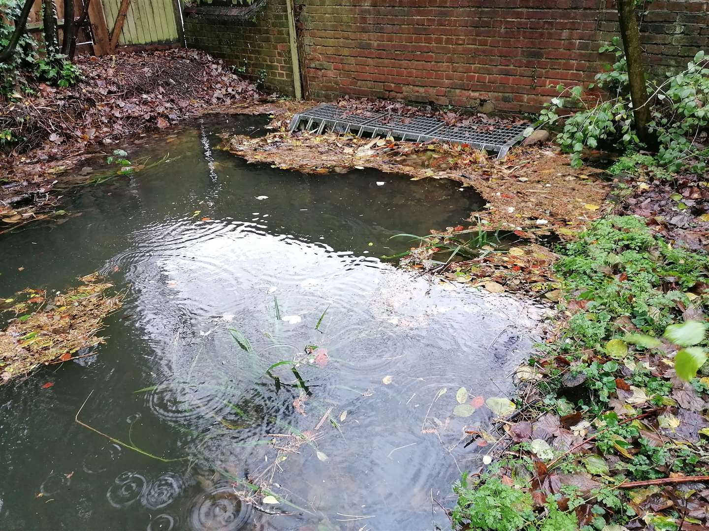 Ivan says regular maintenance of the culvert is needed