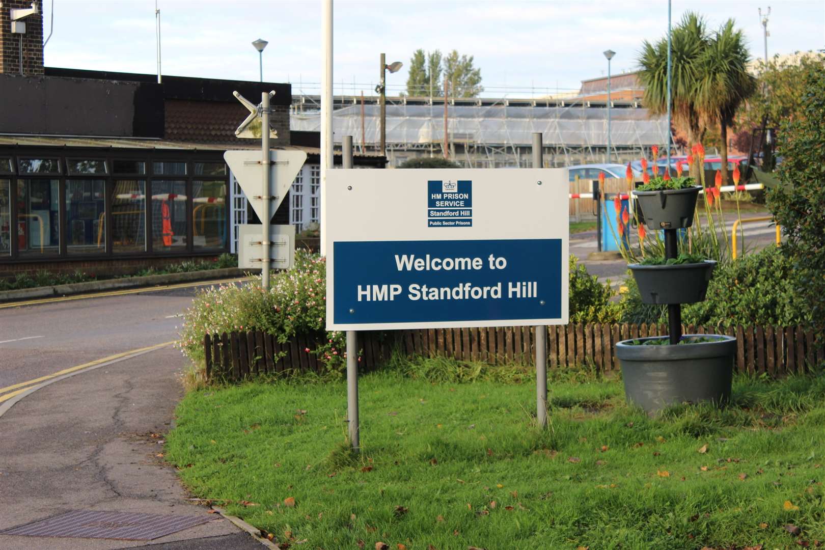 Entrance to Standford Hill Open Prison, Eastchurch, Sheppey. Picture: John Nurden