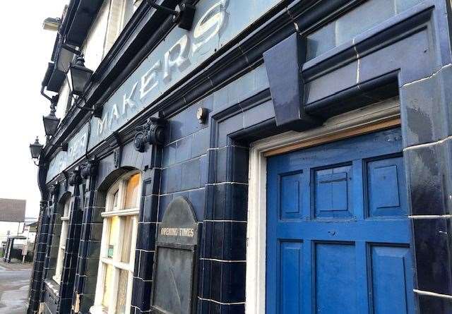 I don't think you'll find a more old-school boozer in Maidstone than this blue tiled pub on Upper Stone Street - the Paper Makers Arms