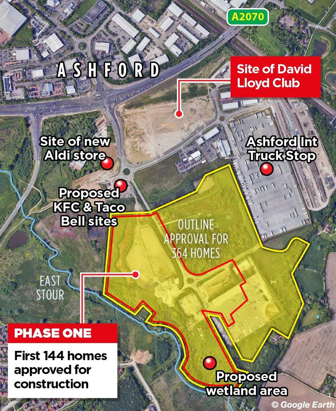 There are already several developments set for Waterbrook Park in Ashford