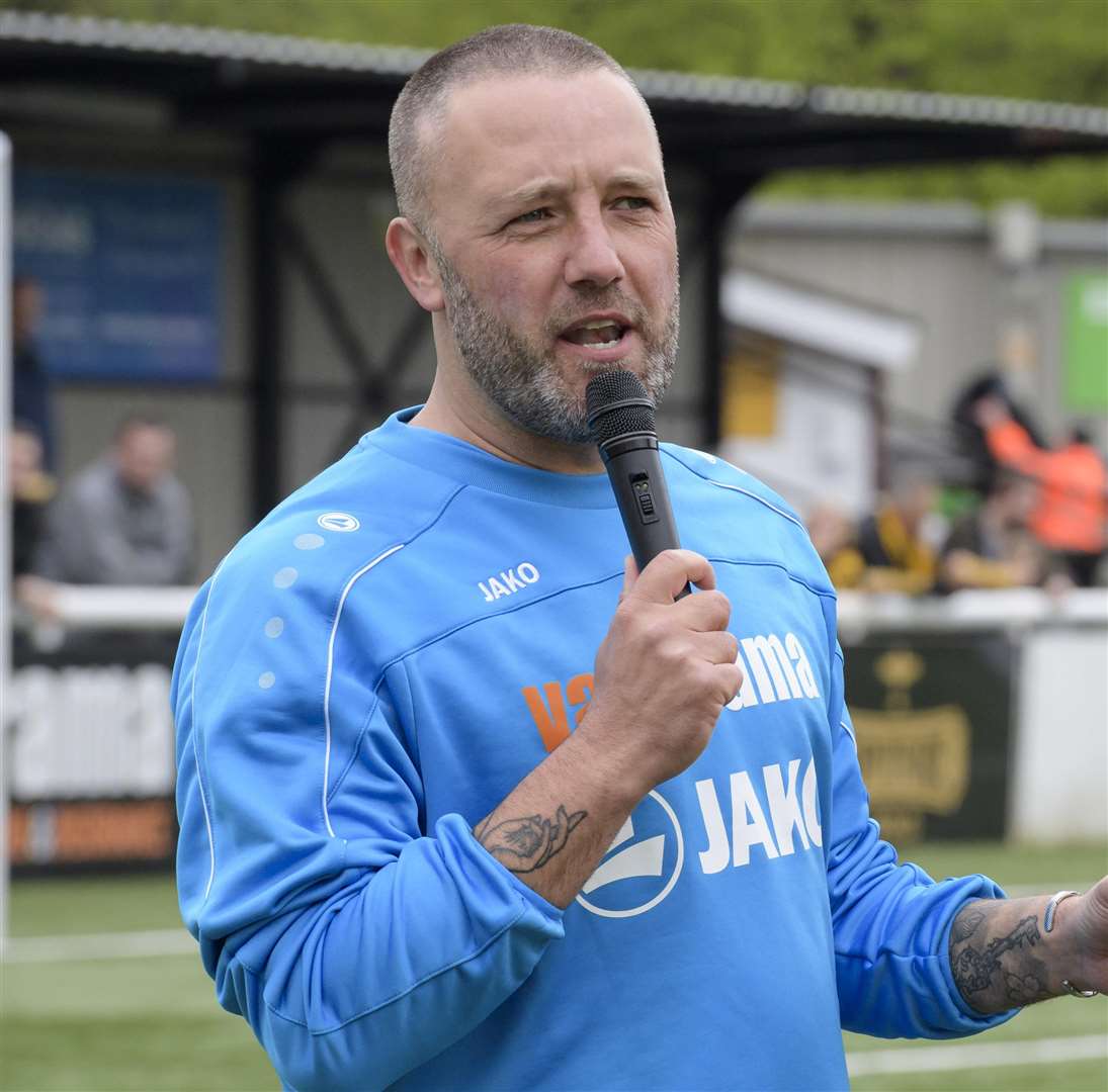 Maidstone United manager Jay Saunders Picture: Andy Payton