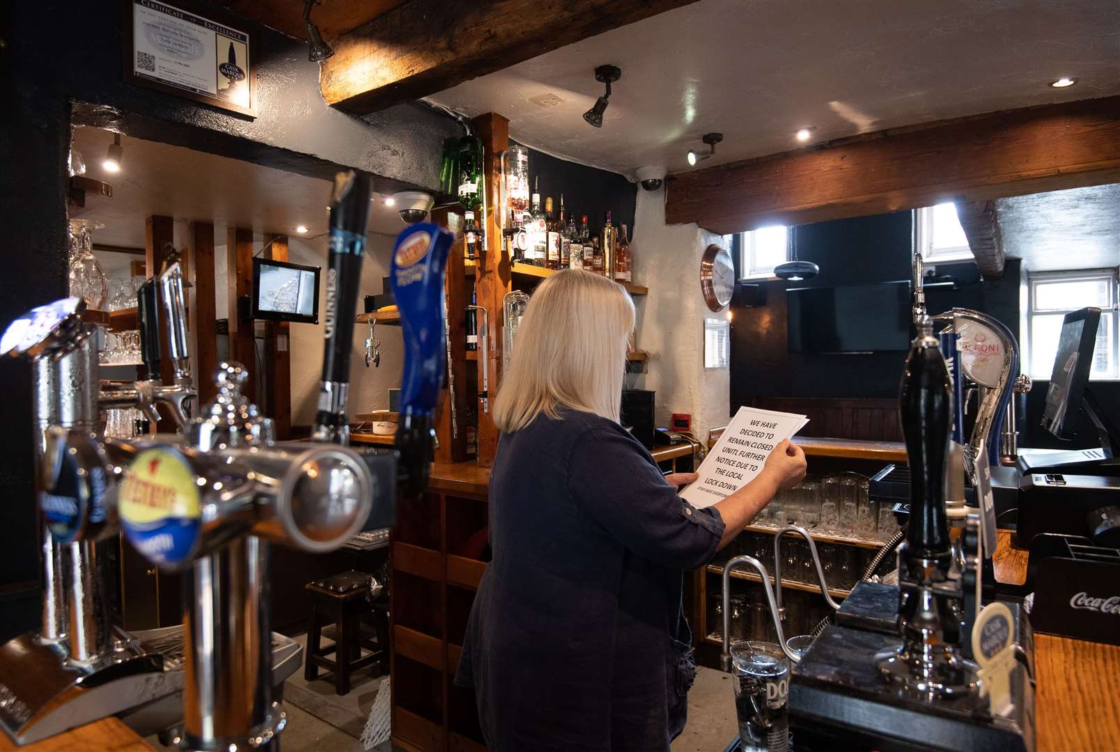 Pubs in England were allowed to reopen from 6am on Saturday (Joe Giddens/PA)