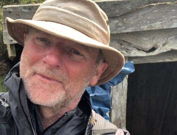 Peter Singleton from Strood is walking the coast around Wales and England