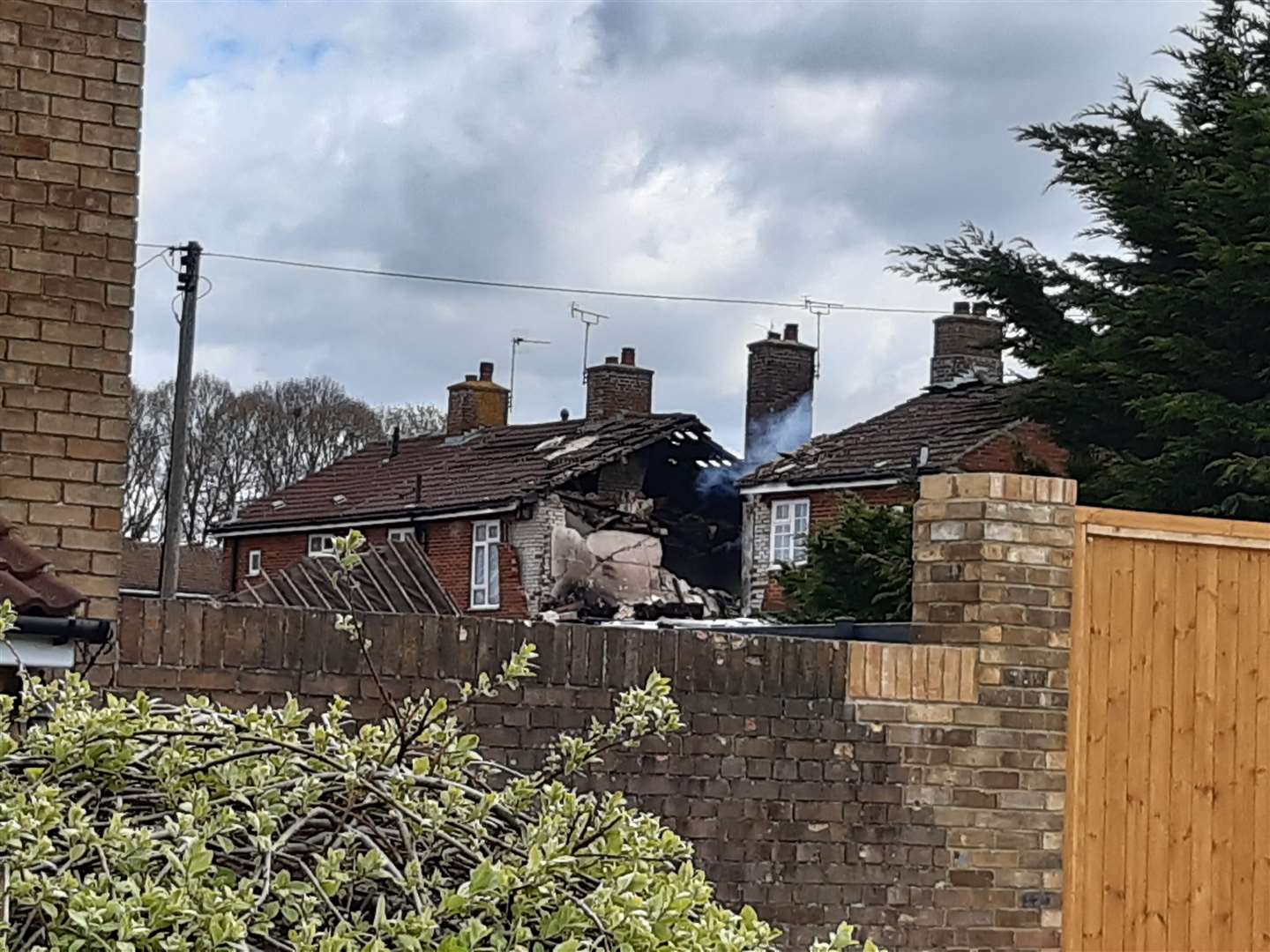 Ashford explosion: Pictures show aftermath of blast as house destroyed ...