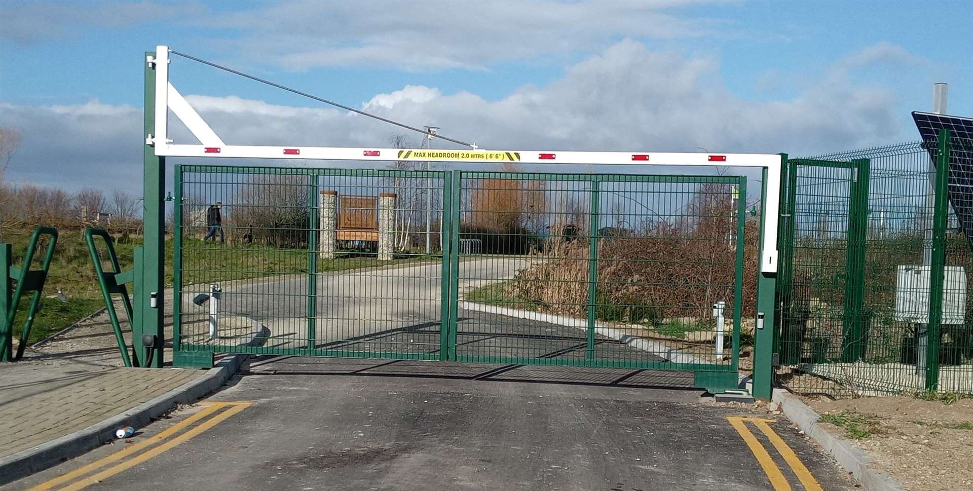 The new car parking area at Milton Creek Country Park. Picture: Cllr Steve Davey