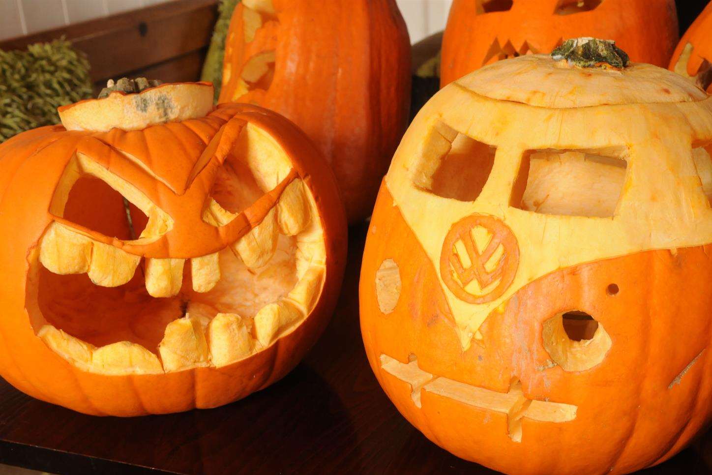 Some creative pumpkin carving