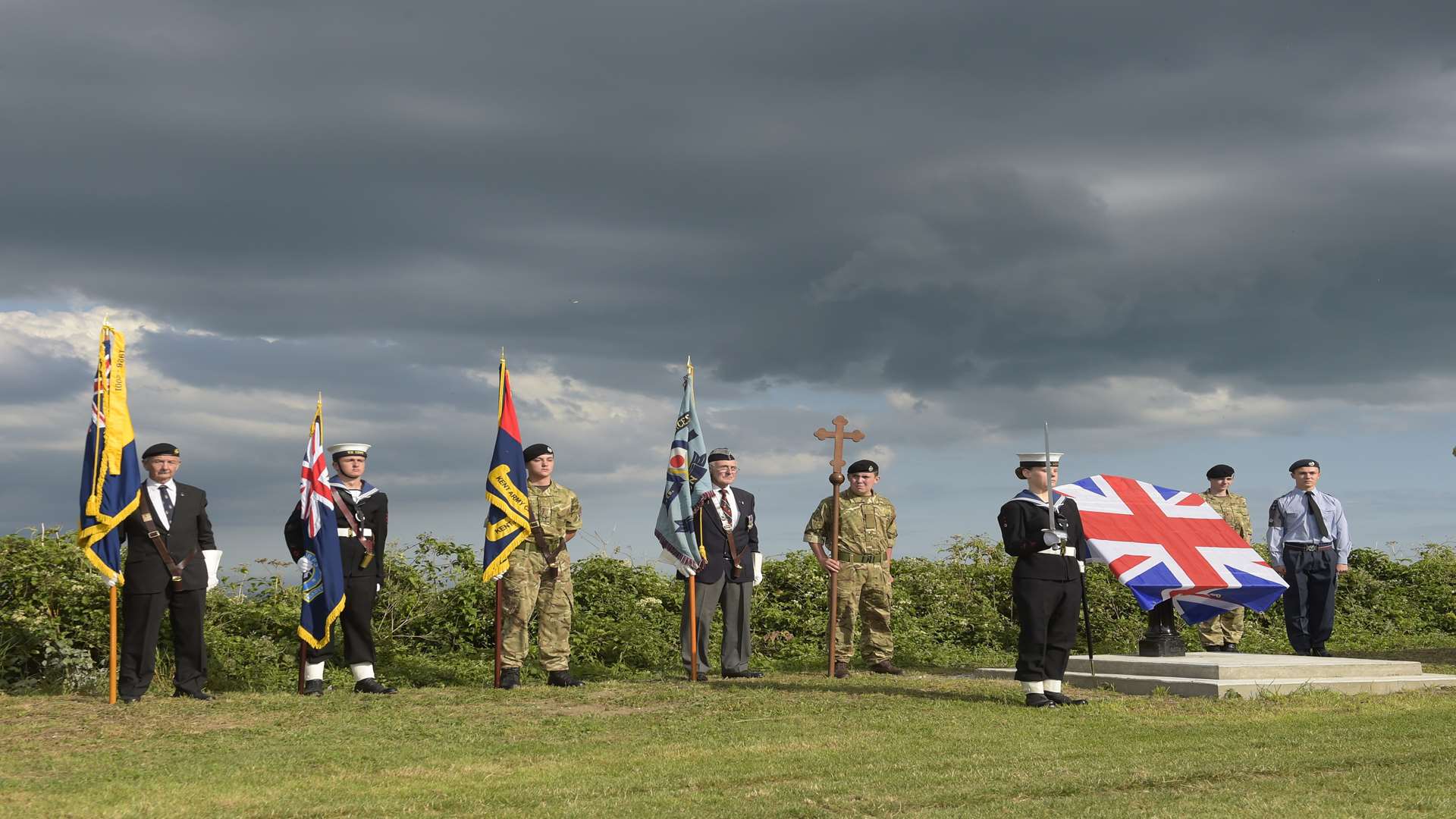 The ceremony marked the 100th anniversary of the opening of Walmer Aerodrome