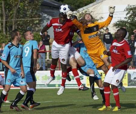 Ebbsfleet v Barrow Nathan Elder