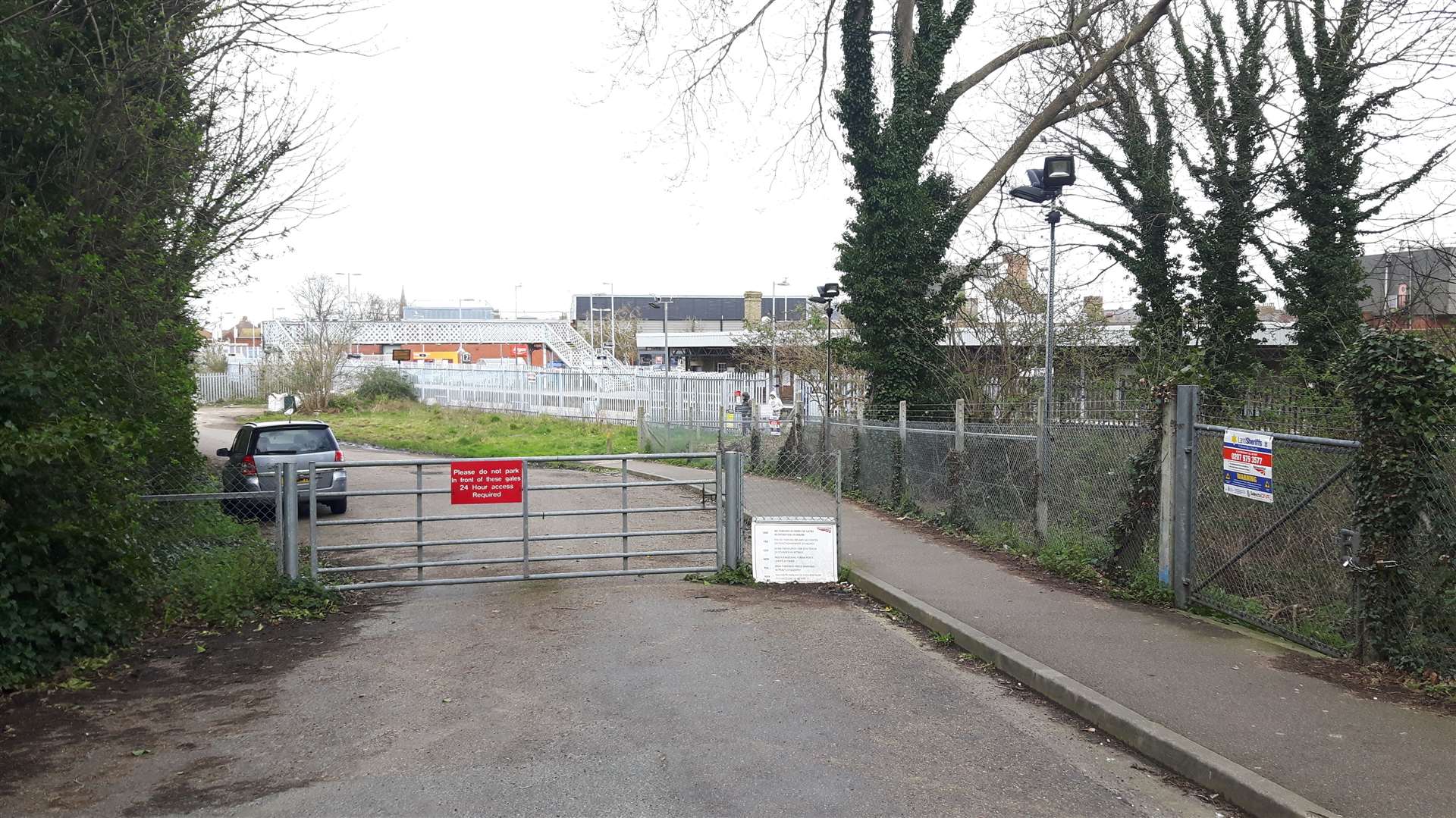 The London Road entrance to Deal Station. Picture Beth Robson