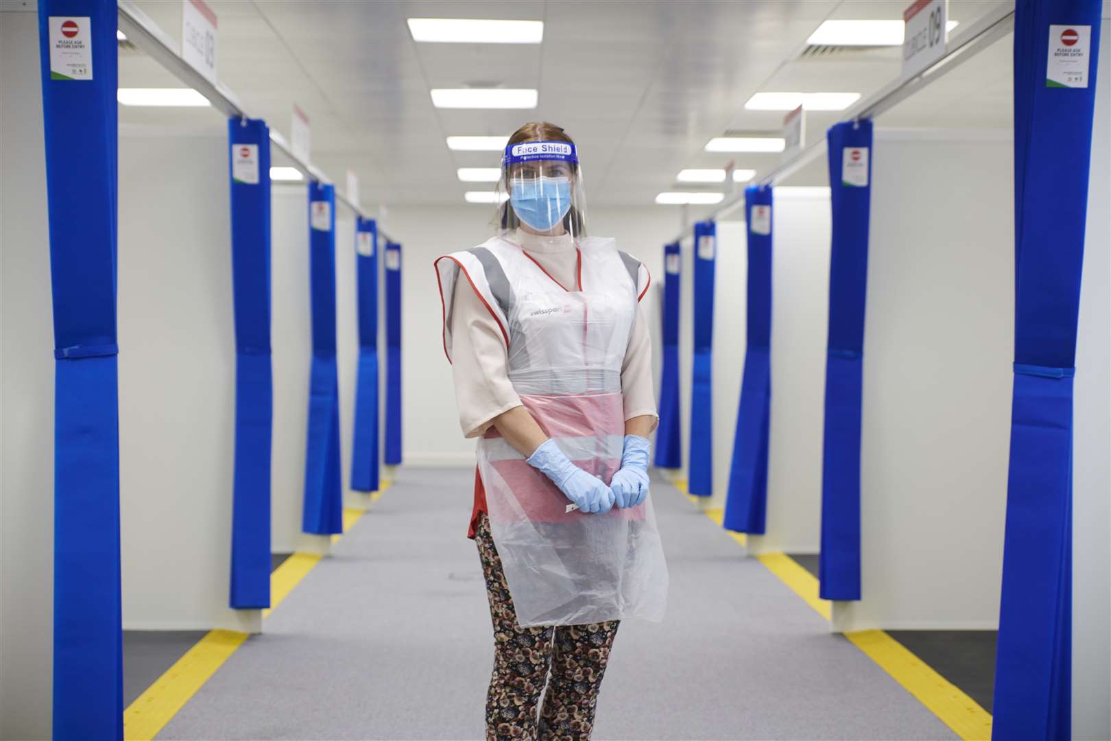 The new testing facility in Terminal 2 (LHR Airports/PA)