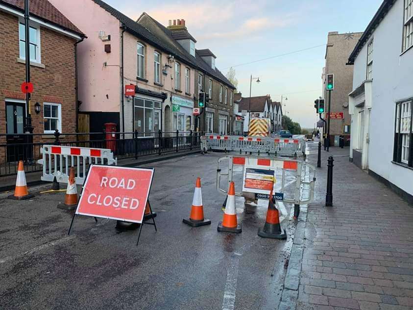 The A2 near Newington is shut following a gas leak (5326829)