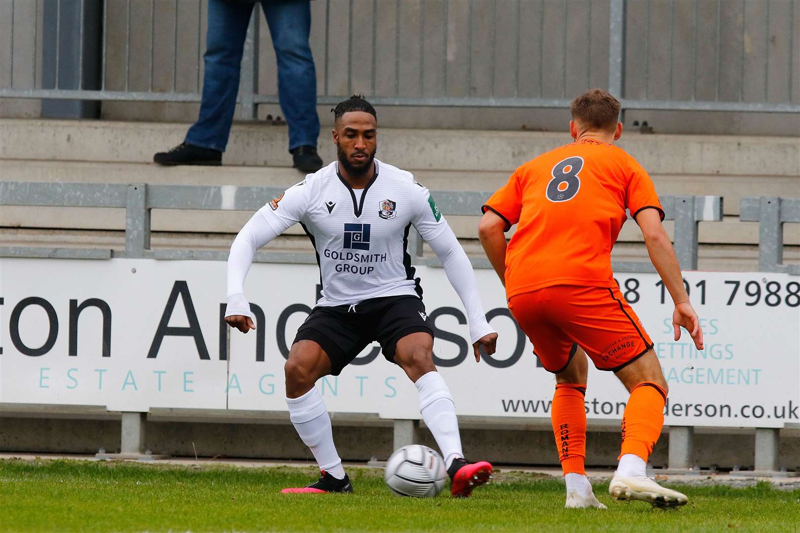 Dartford's international player Craig Braham-Barrett in action Picture: Andy Jones