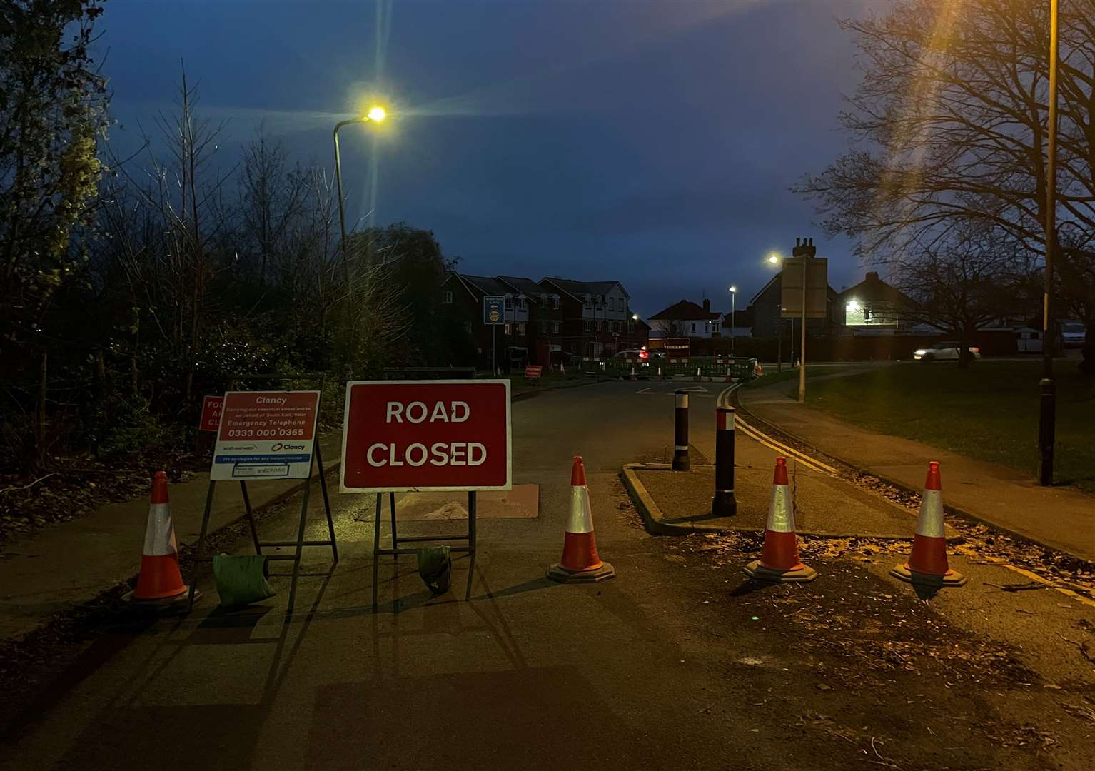 Gatland Lane will be closed until Thursday