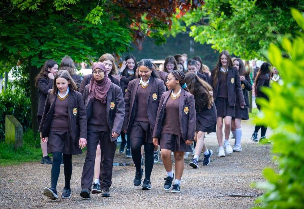 Maidstone Grammar School for Girls hosts walk in memory of students Ray ...