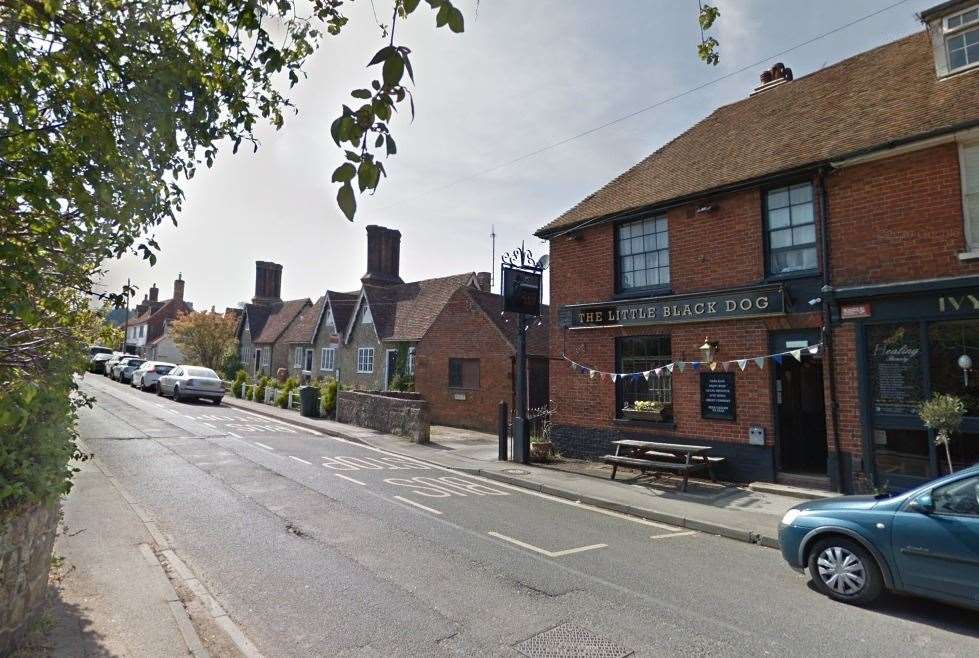 The Little Black Dog pub in The Street in Great Chart near Ashford. Picture: Google Street View