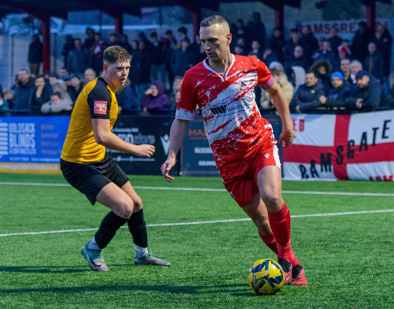 Ramsgate striker Joe Taylor. Picture: Stuart Watson