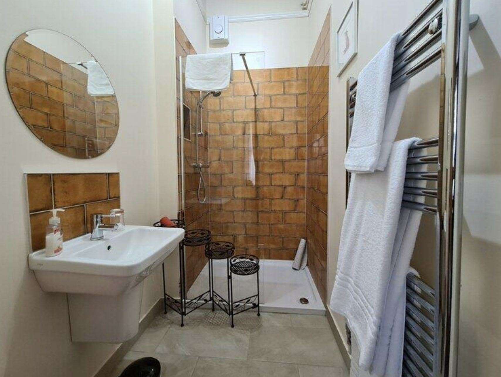 Extensive renovation works included new bathrooms. Picture: Sidney Phillips