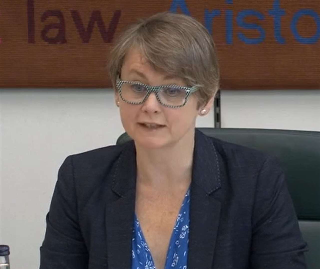 Commons Home Affairs Committee chairman Yvette Cooper raised concerns about the lack of information being supplied (Parliament TV/PA)