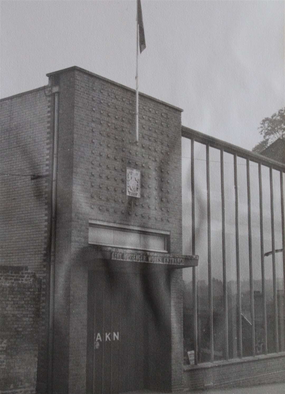 The Kent Messenger printing hall in Week Street built by Goodsell and Son