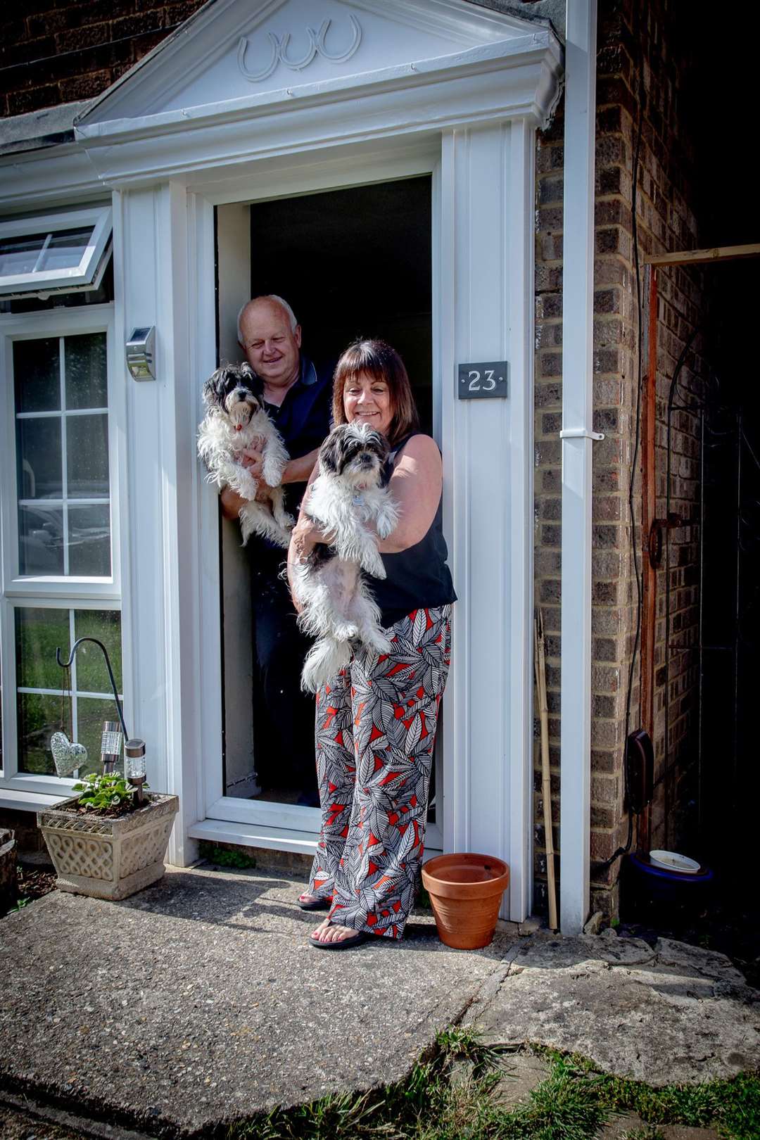 Tony Legg and Jane Pullinger-Legg who is a nurse assessor in the NHS Photo: Strawberry Photography