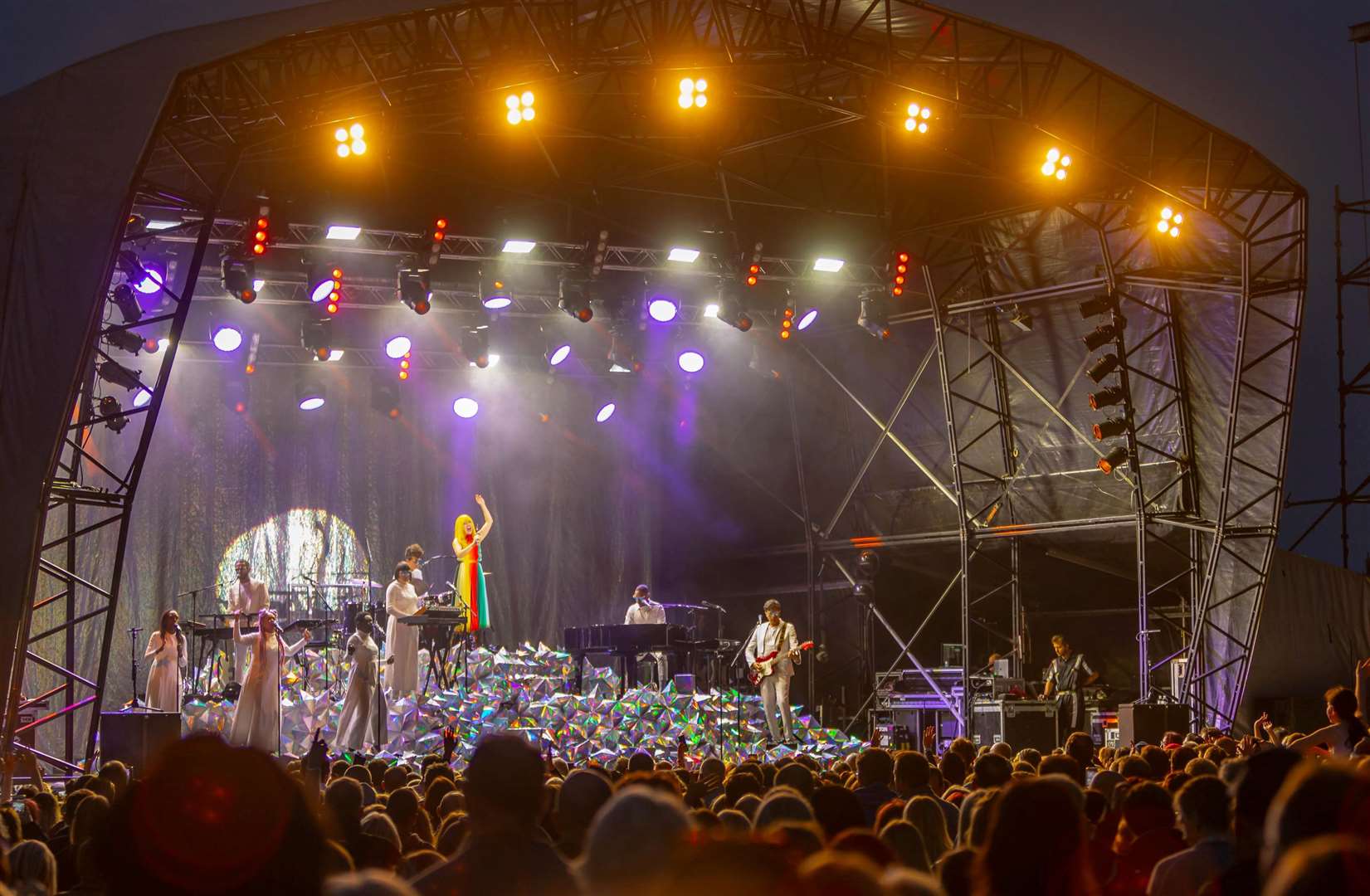 Paloma Faith at Bedgebury Pinetum. Image: Andrew Wardley.