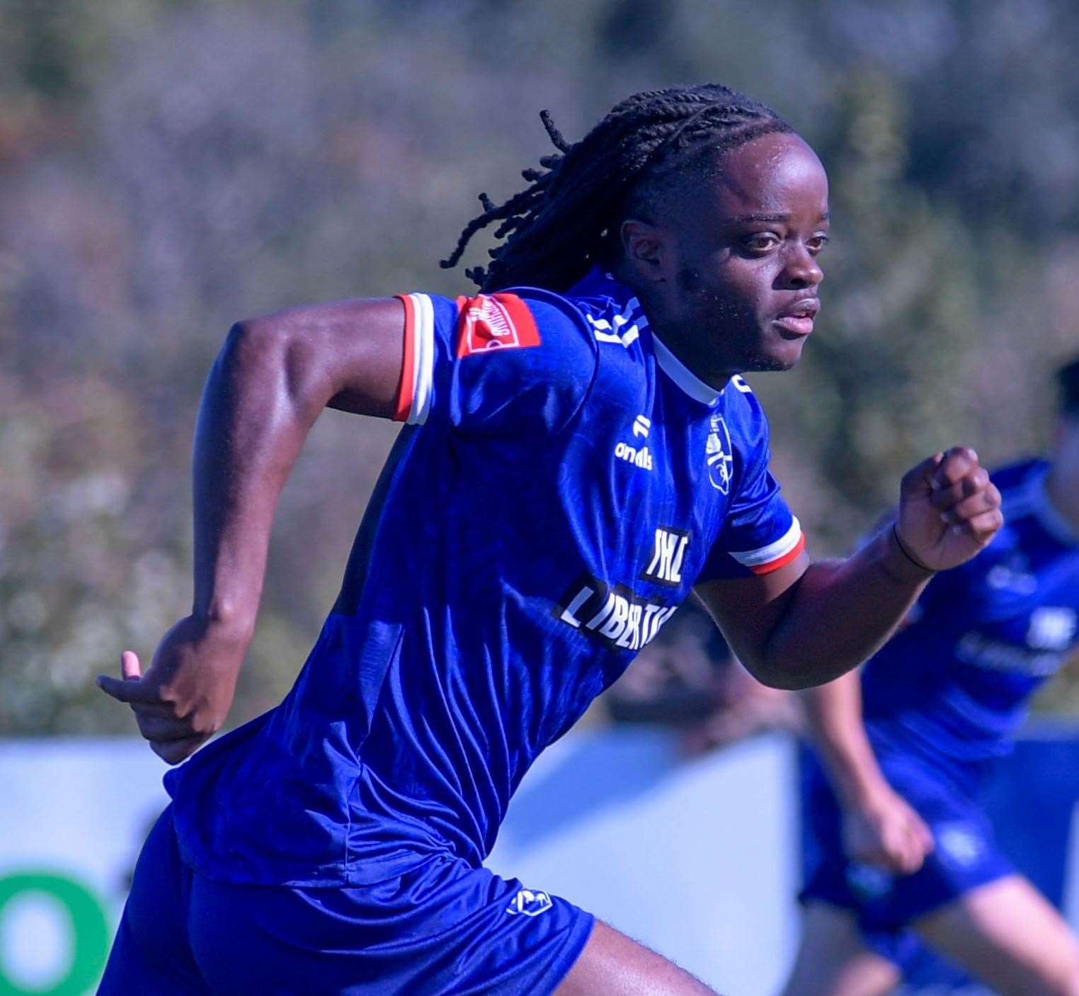 Kai Garande - scored for the second game in a row in last weekend’s 1-1 home draw against Merstham. Picture: Stuart Watson