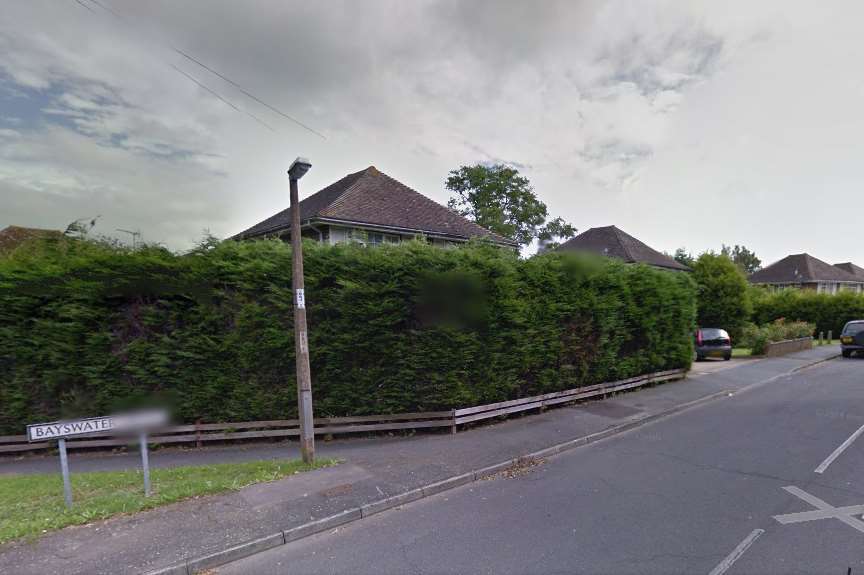 The incident took place in Bayswater Drive, Rainham. Picture: Google Street View.
