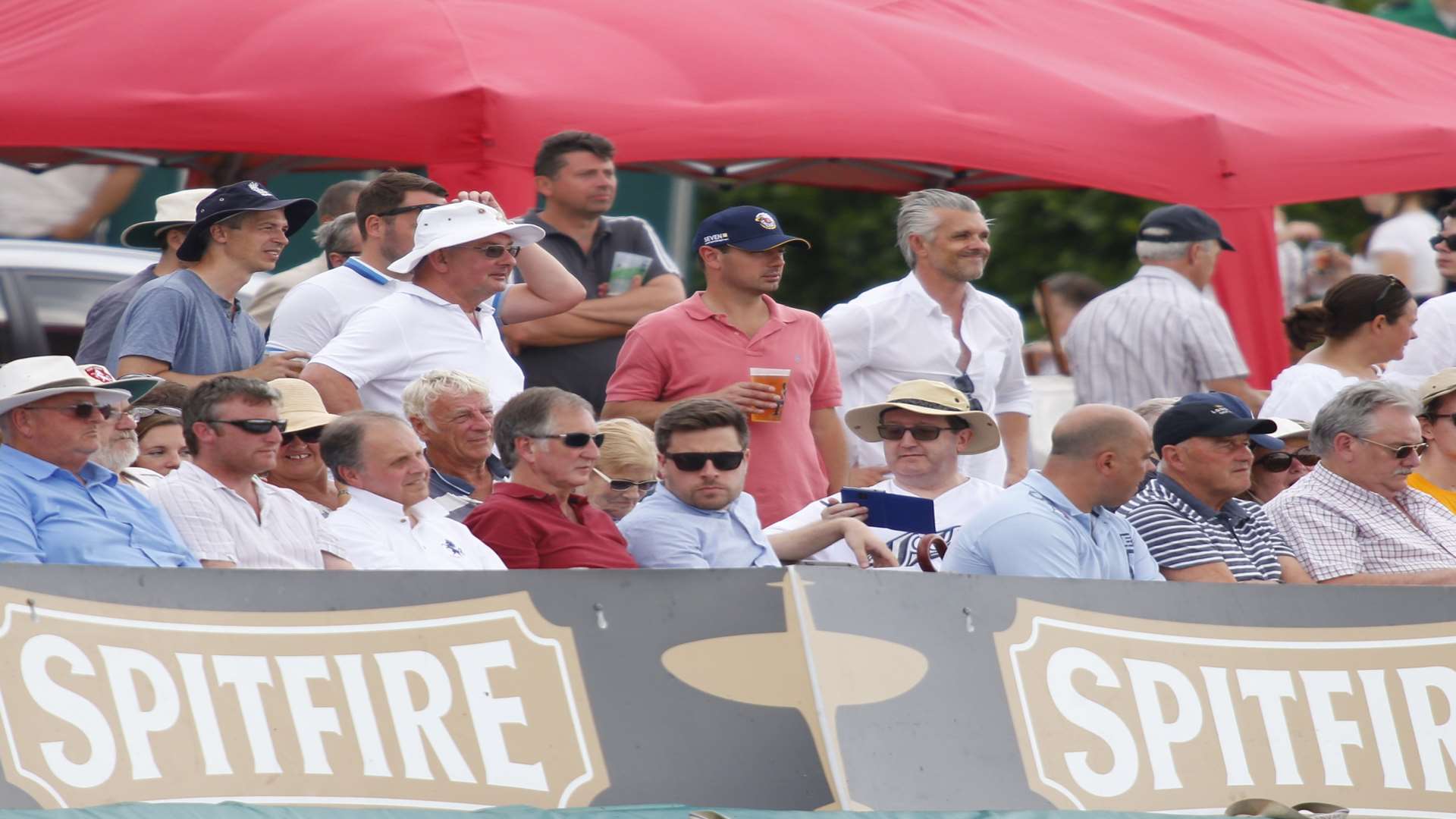 Spitfires fans enjoyed the action in the opening T20 game of the summer. Picture: Andy Jones