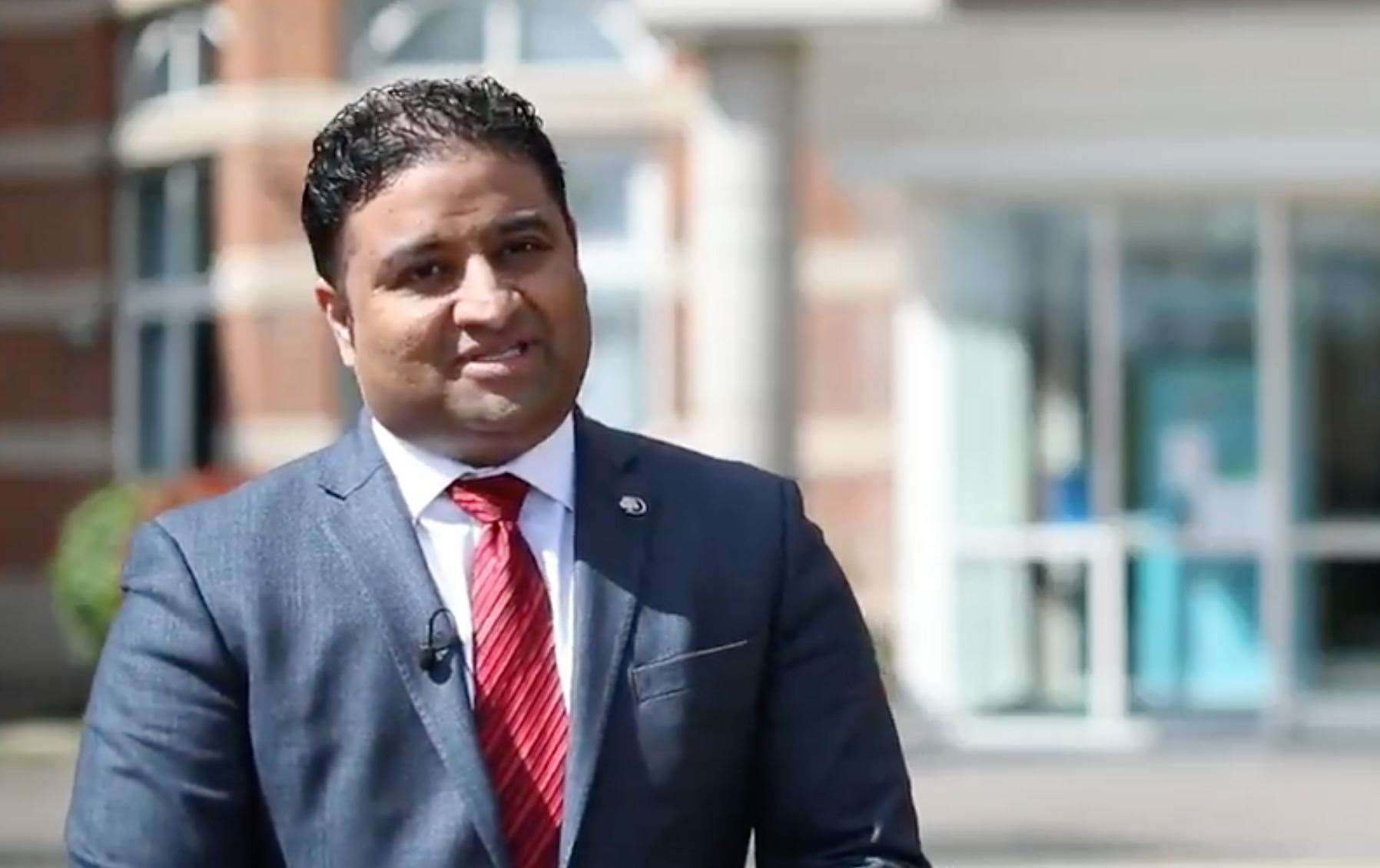 Karthick Srinivasan, general manager at the DoubleTree Hilton Hotel at Crossways Business Park. Picture: Dartford Borough Council
