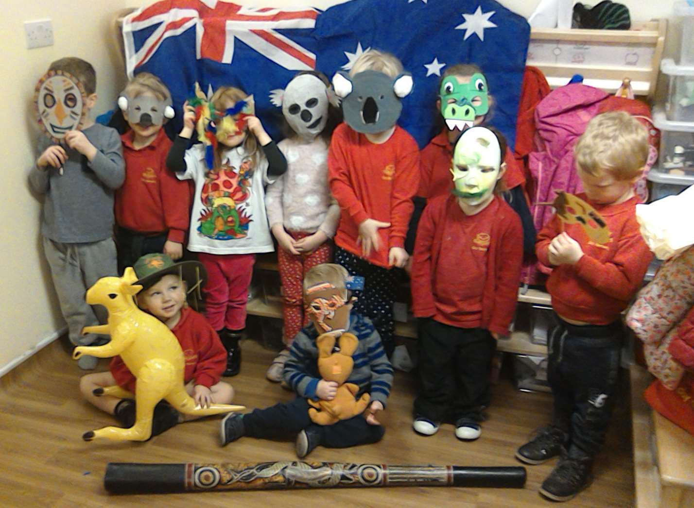 Dimples Day Nursery in Dartford celebrates Australia Day