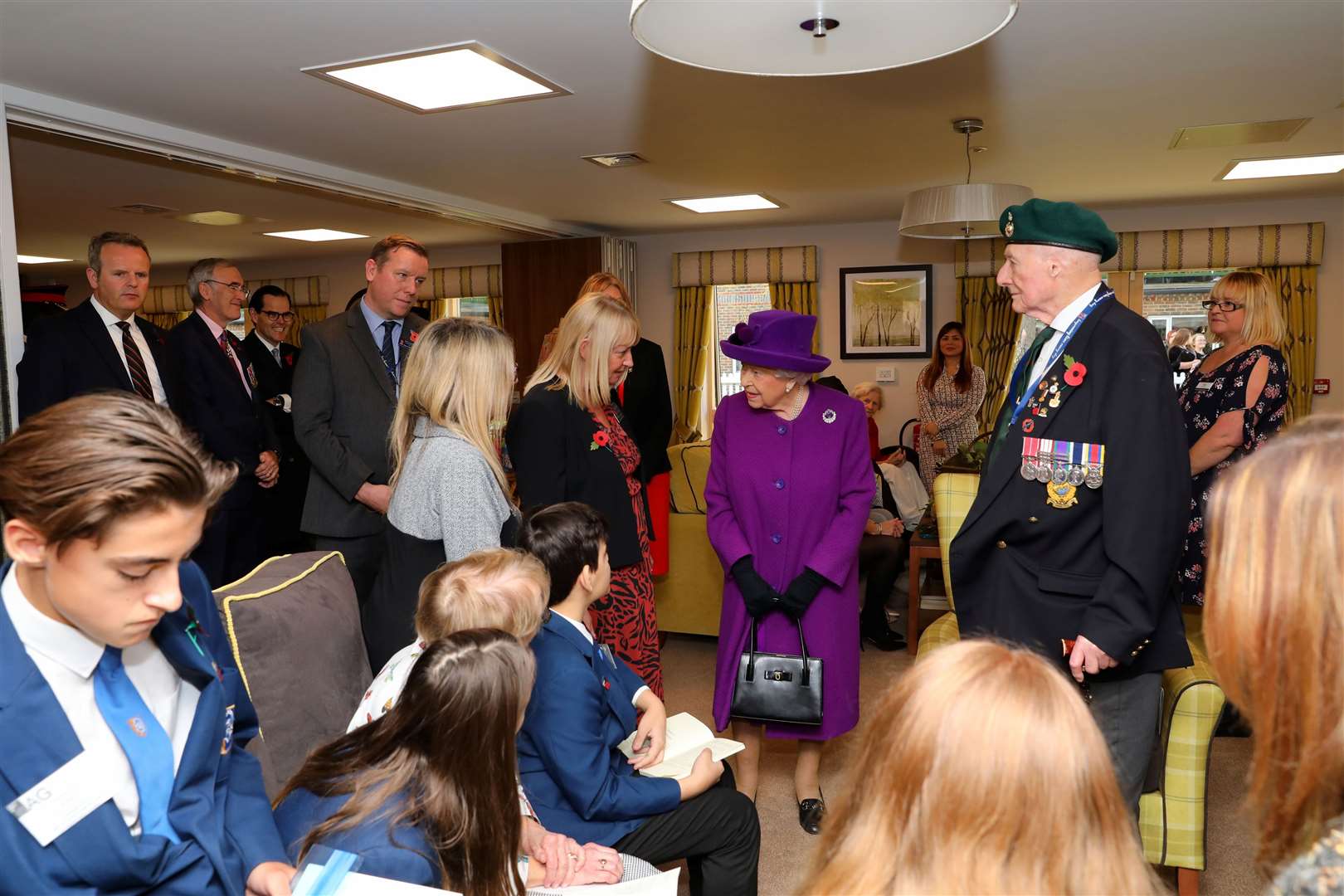 The late Queen opening Appleton Lodge five years ago